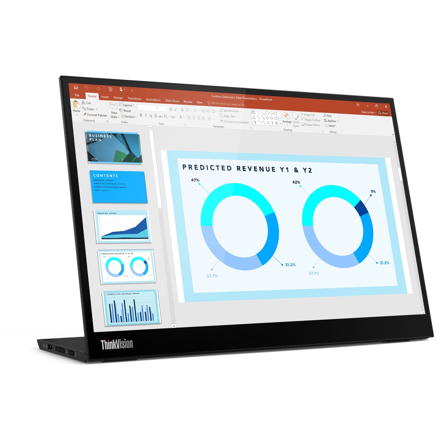Lenovo ThinkVision M14d (14.0") 2K IPS USB-C