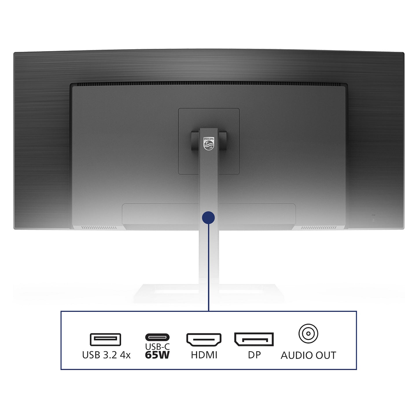 86,36 cm/34" (3440x1440) Philips 346E2CUAE/00 21:9 WQHD VA 4ms 100Hz USB-C HDMI DisplayPort VESA Black