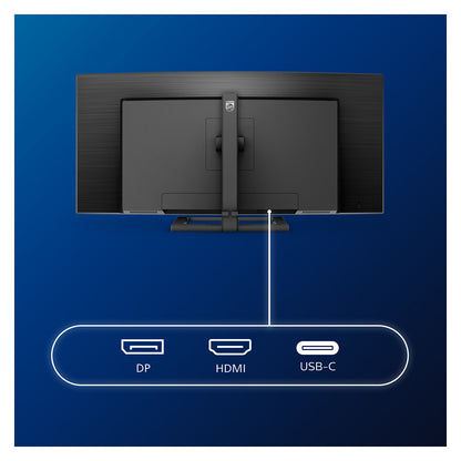 86,36 cm/34" (3440x1440) Philips 346E2CUAE/00 21:9 WQHD VA 4ms 100Hz USB-C HDMI DisplayPort VESA Black