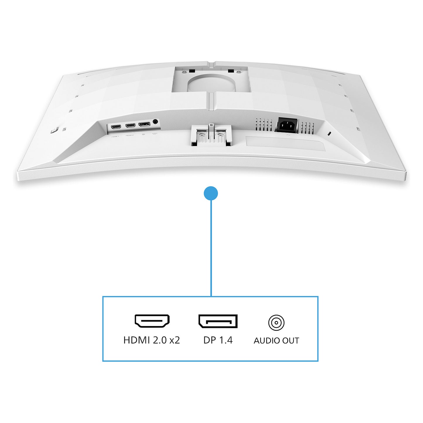 Philips 68.5cm (27.0") 27M2C5201L 16:09 2xHDMI+DP Curved wh.
