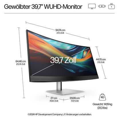 HP 740pm S7Pro LED WUHD 5120x2160@60Hz DP/HDMI/USB/USB-C/TB