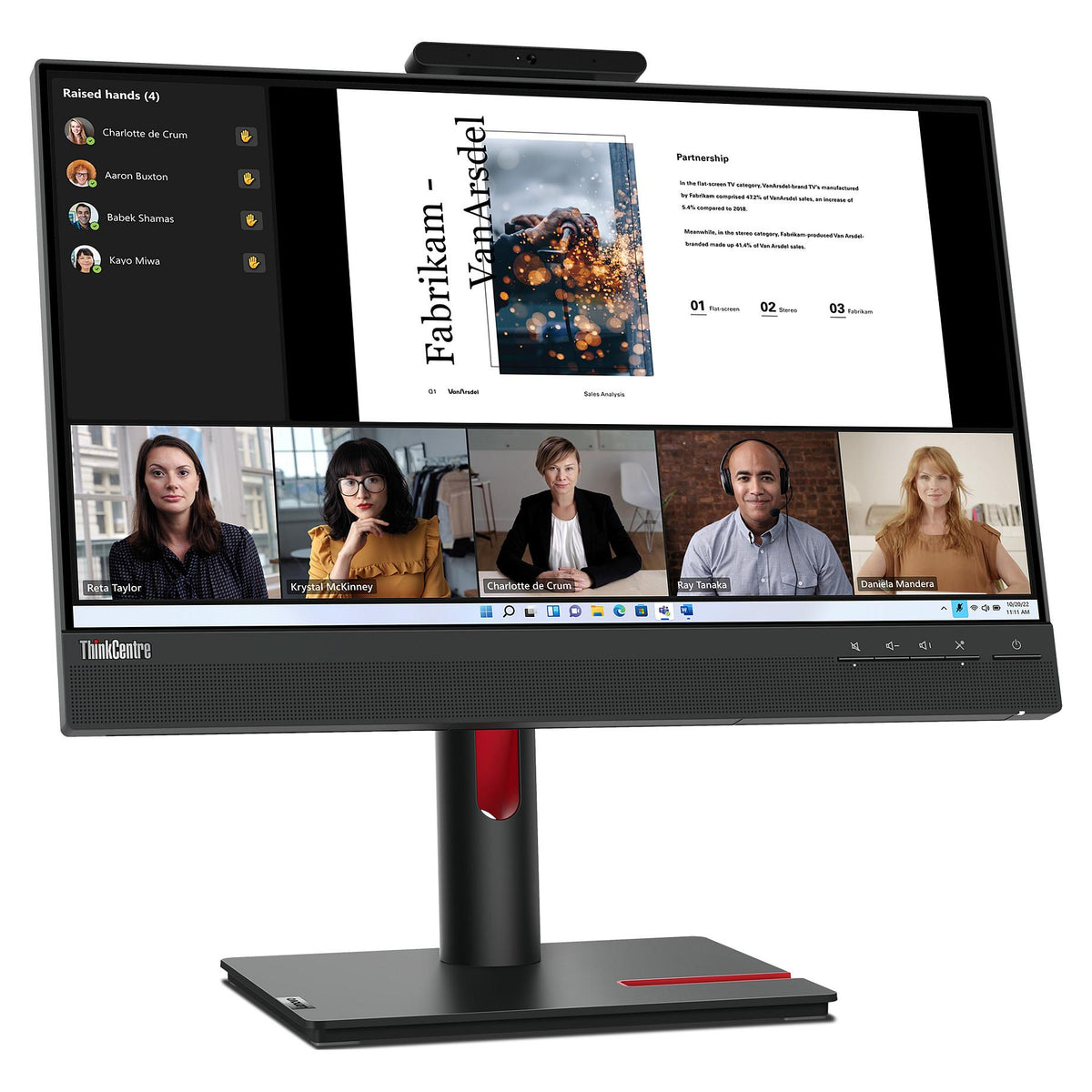 TFT Lenovo Dock ThinkCentre TiO 22 Gen5 FHD IPS DP/CAM/SPK/HUB