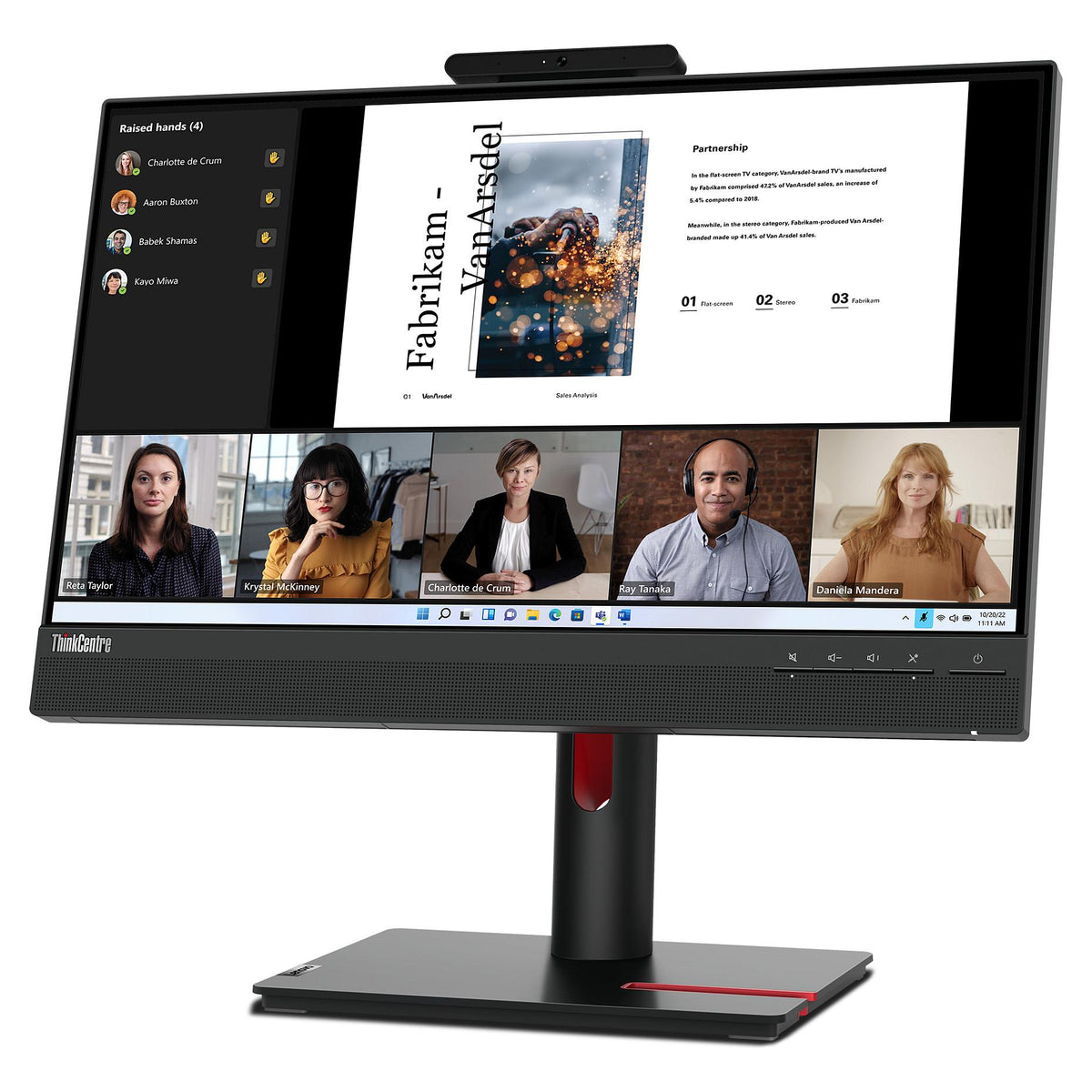 TFT Lenovo Dock ThinkCentre TiO 22 Gen5 FHD IPS DP/CAM/SPK/HUB