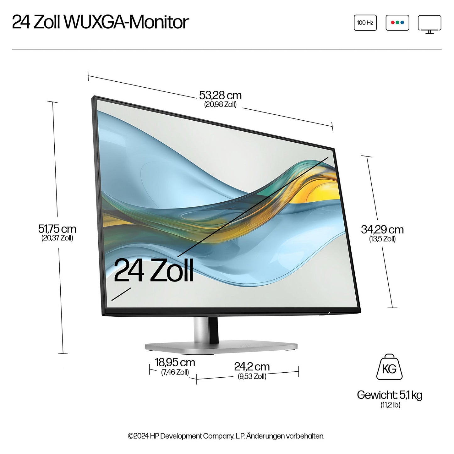 HP S5 PRO 524PN 24 ZOLL 16.10