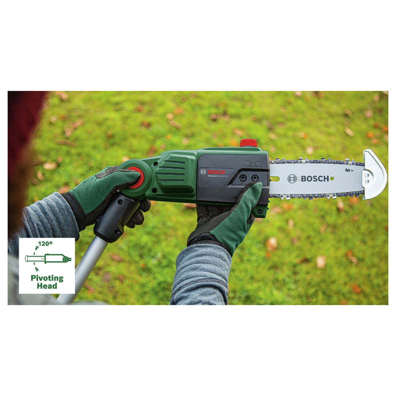 Bosch UniversalChainPole 18 Akku-Hochentaster
