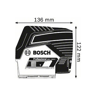 Bosch GCL 2-50 C + RM2 + AA1 Akku-Baulaser
