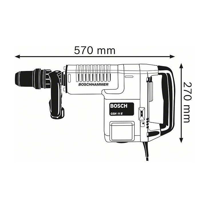 Bosch GSH 11 E Schlaghammer Koffer