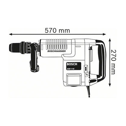 Bosch GSH 11 E Schlaghammer Koffer