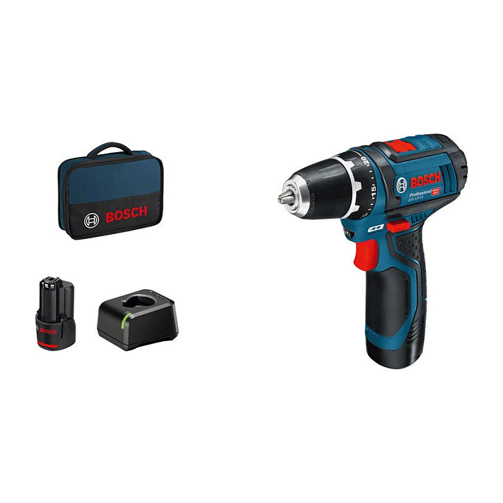 Bosch GSR 12V-15 Vorteils-Set Akku-Bohrschrauber
