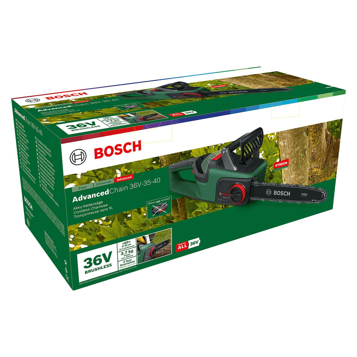 Bosch ADVANCEDCHAIN 36V-35-40 Akku-Kettensäge