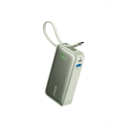 ANKER 545 Nano PowerBank 10.000mAh PD 30W integriertes USB-C Kabel grn