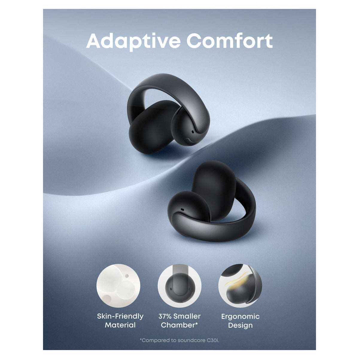 ANKER Soundcore AeroClip black offener Clip-On Earbud
