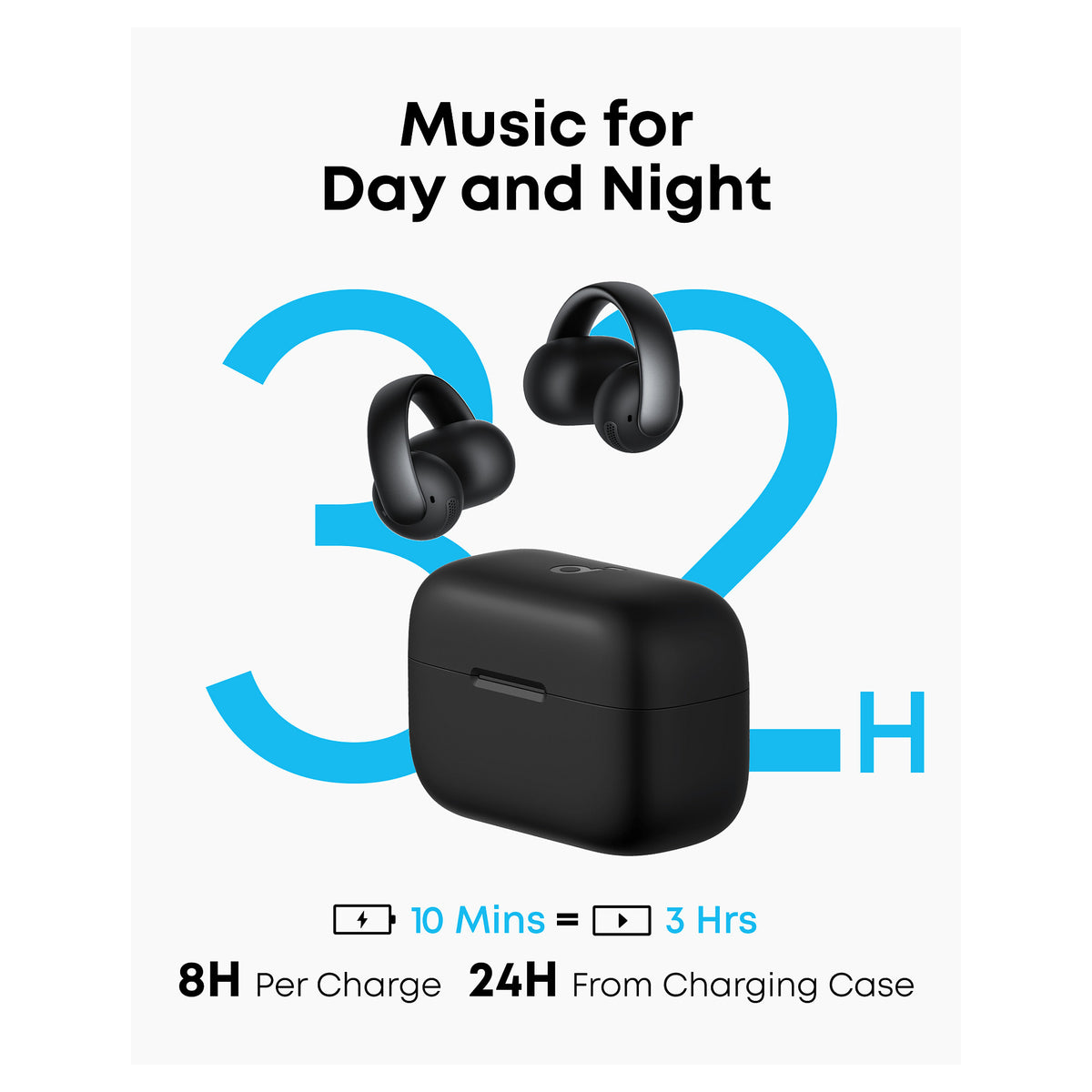ANKER Soundcore AeroClip black offener Clip-On Earbud