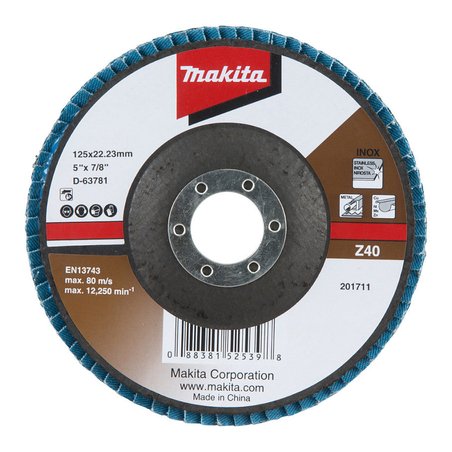 Makita Fächerschleifscheibe 125mm Z40