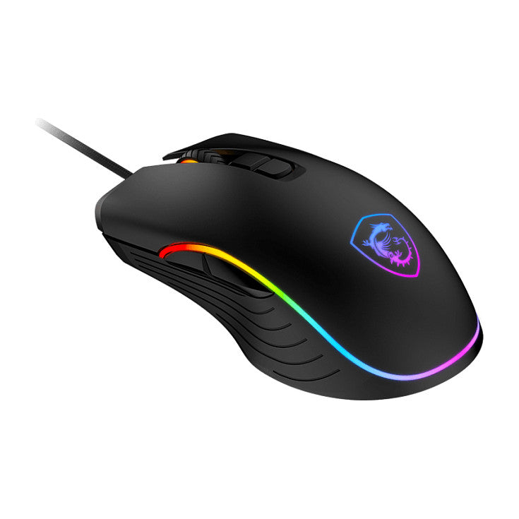 MSI Forge GM300 Gaming Maus. Black. USB