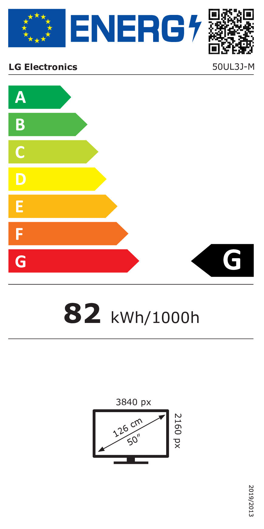 LG 50UL3J-M Signage Display 127cm 50Zoll UL3J Series UHD 400cd/m2 16/7 webOS Speaker wifi