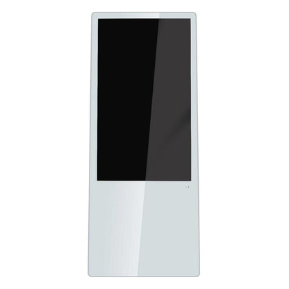 Allnet Standdisplay 43 Zoll Aufsteller mit Laufrollen. 700 Nits. HDMI. Farbe weiß