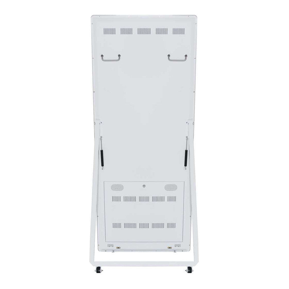 Allnet Standdisplay 43 Zoll Aufsteller mit Laufrollen. 700 Nits. HDMI. Farbe weiß