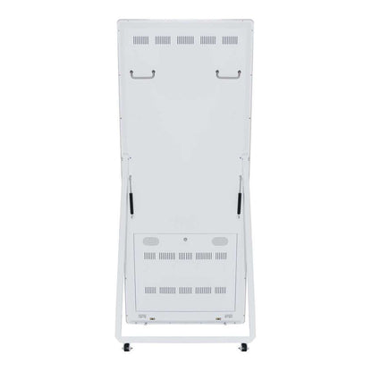 Allnet Standdisplay 43 Zoll Aufsteller mit Laufrollen. 700 Nits. HDMI. Farbe weiß