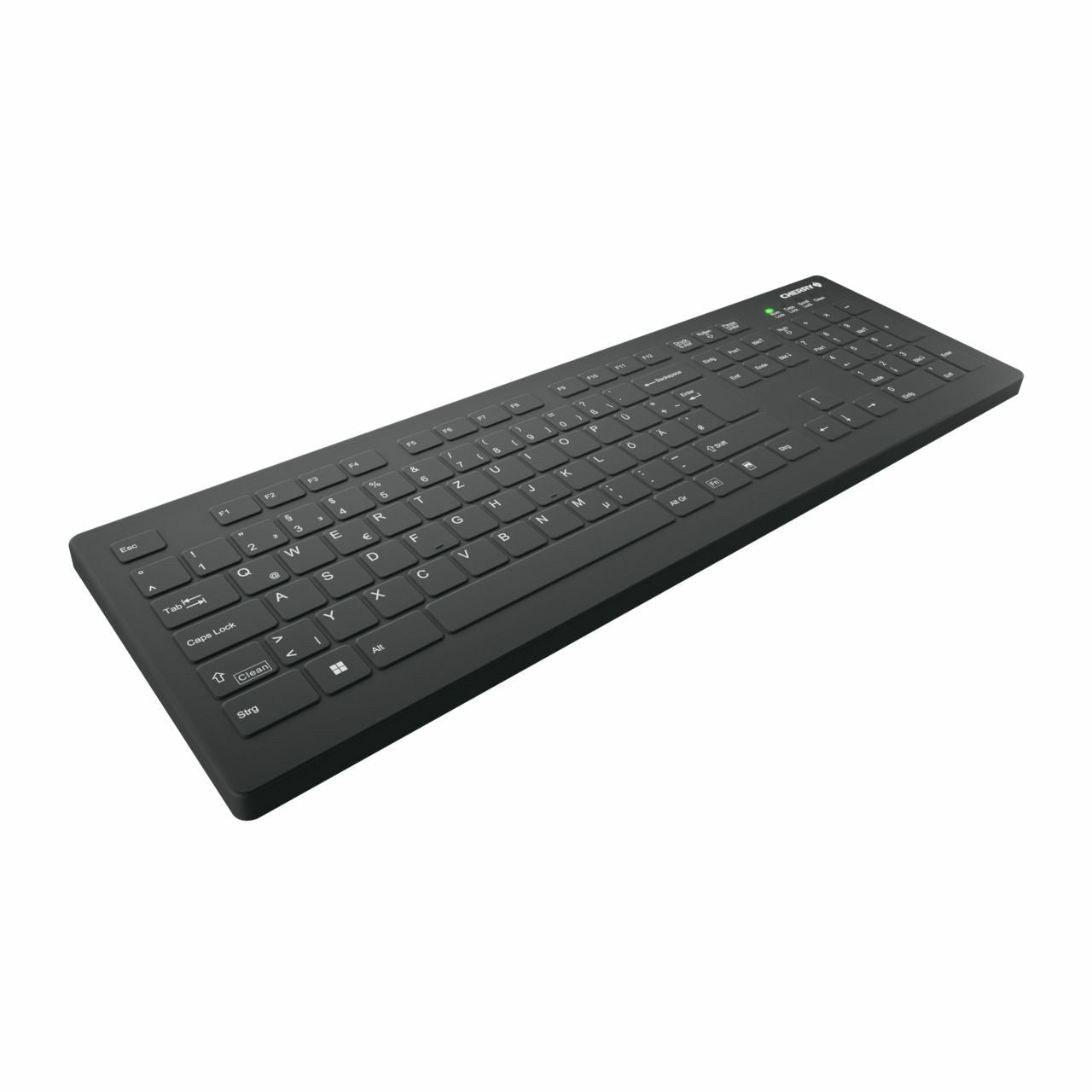Cherry Medical Wireless AK-C8112-FU1-B/DE - wischdesinfizierbar -105 Tasten - deutsch - schwarz