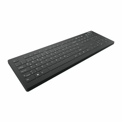Cherry Medical Wireless AK-C8112-FU1-B/DE - wischdesinfizierbar -105 Tasten - deutsch - schwarz