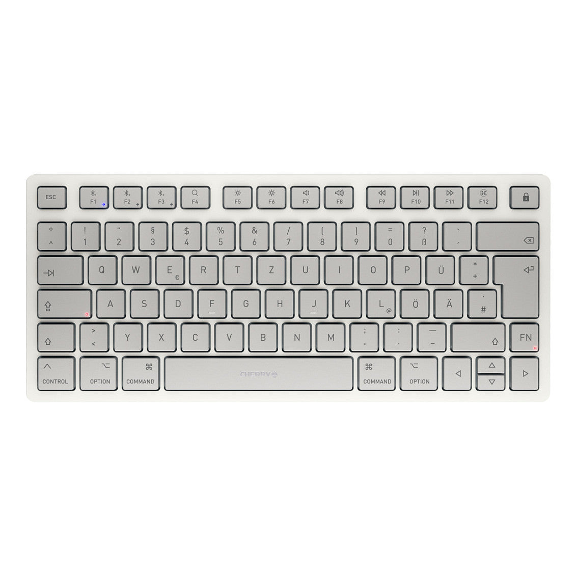 Cherry TAS KW 7100 MINI BT FOR MAC Wireless DE-Layout weiß