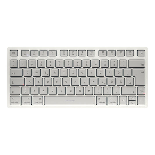 Cherry TAS KW 7100 MINI BT FOR MAC Wireless DE-Layout weiß