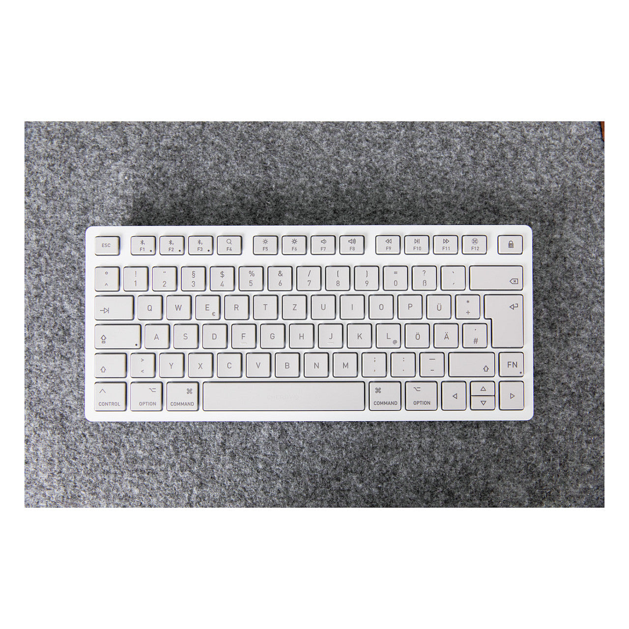 Cherry TAS KW 7100 MINI BT FOR MAC Wireless DE-Layout weiß