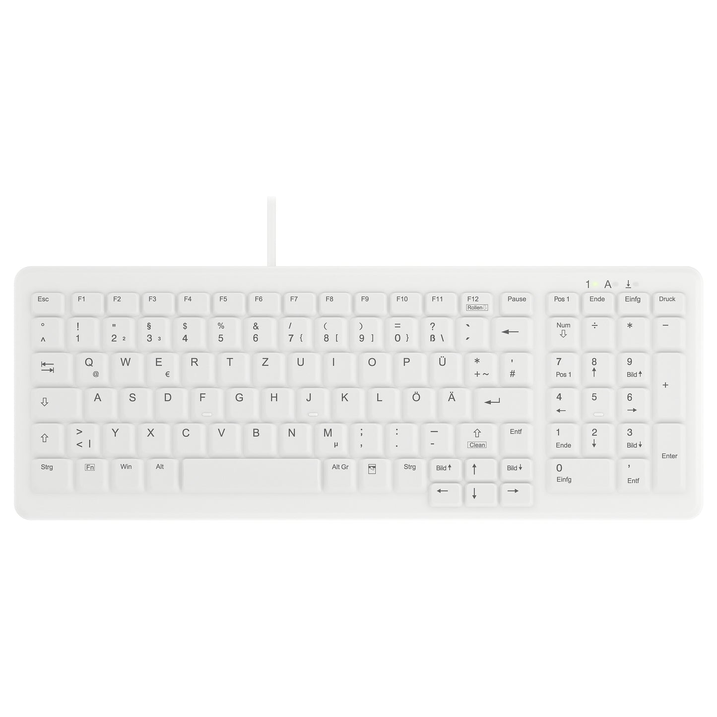 Cherry Active KEY MTA AK-C7000 Corded DE-Layout weiß