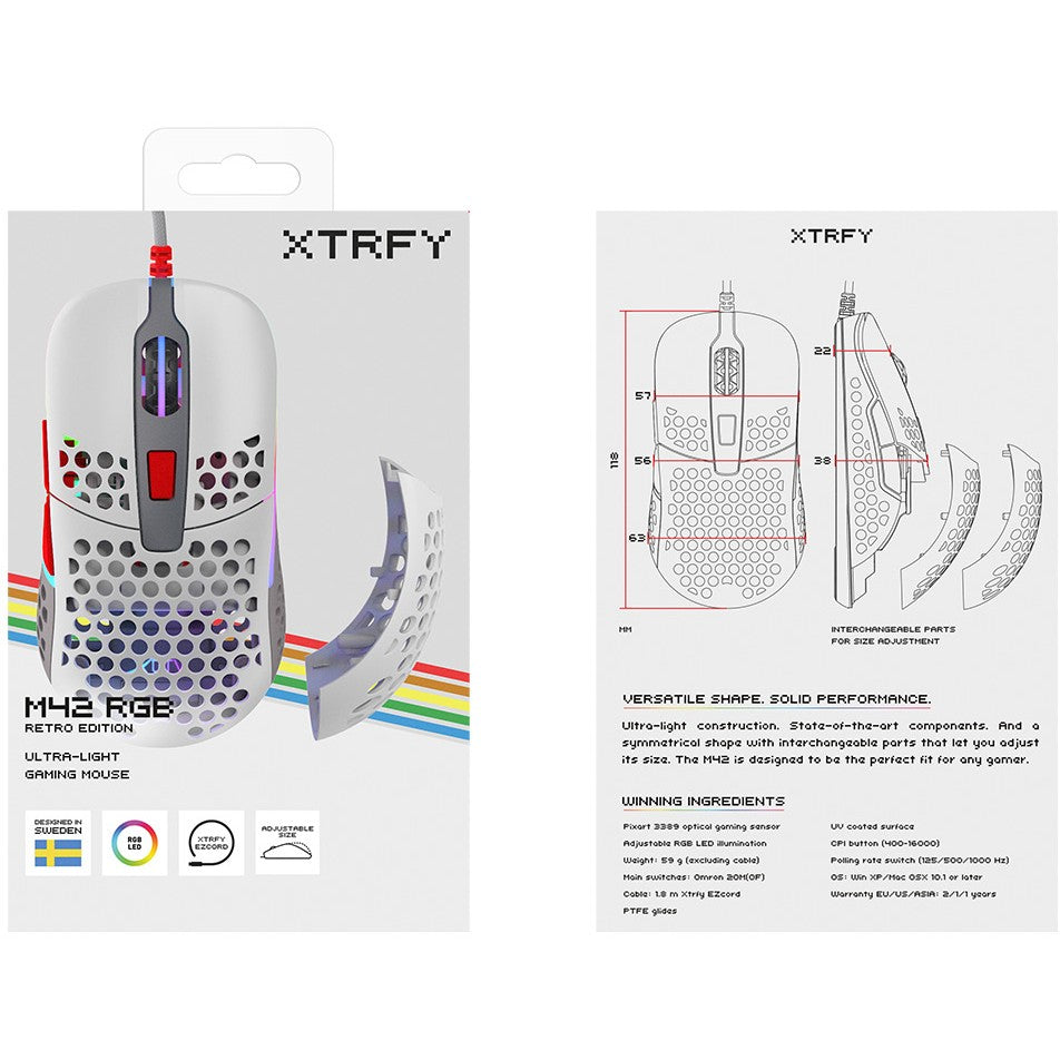 CHERRY Xtrfy MSM M42 RGB Corded retro