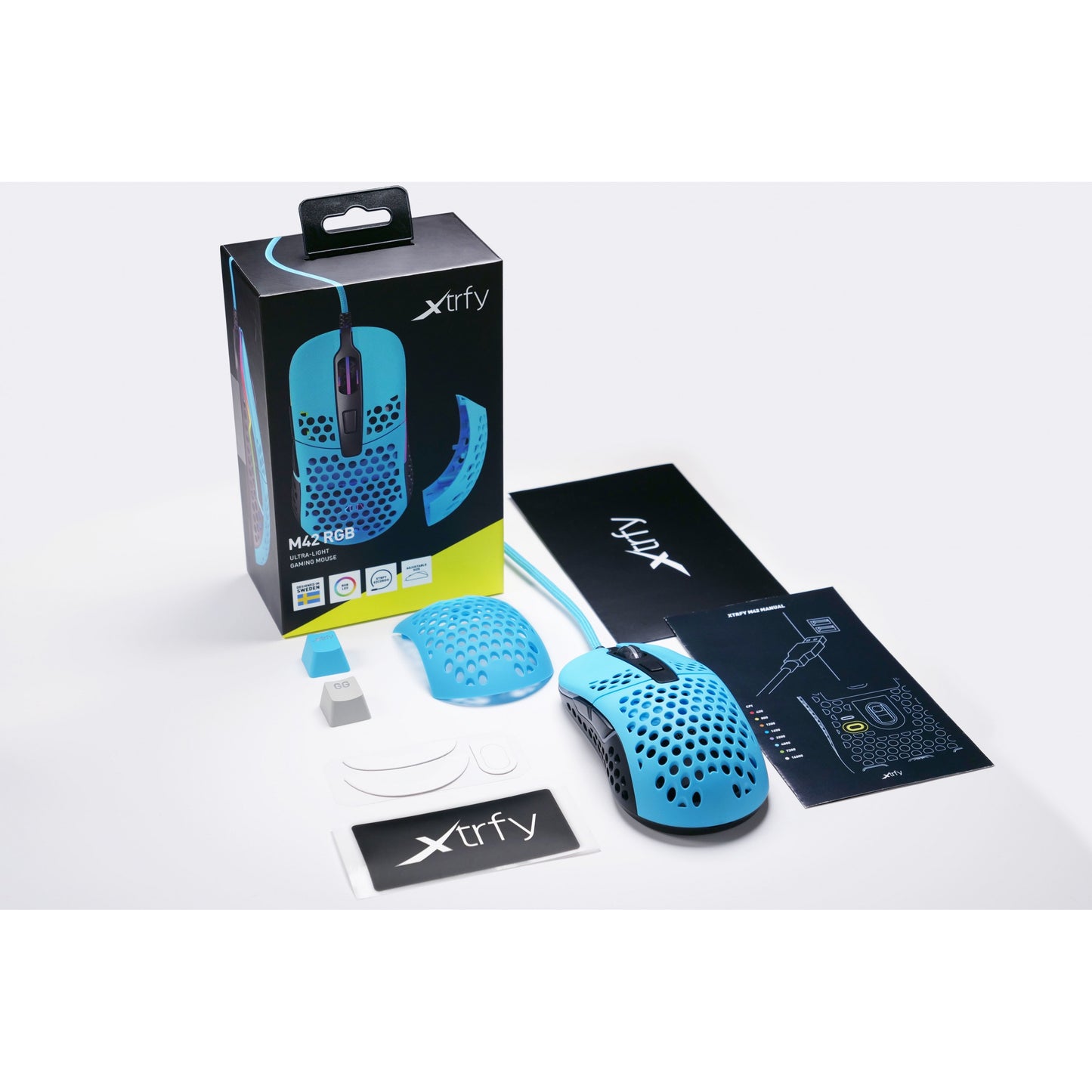 CHERRY Xtrfy MSM M42 RGB Corded blau