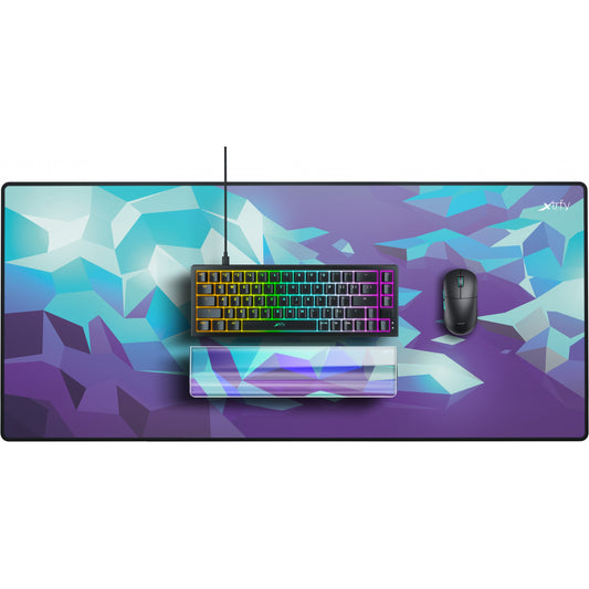 CHERRY Xtrfy ZUB WR5 Compact Resin Handgelenkauflage, Litus Blue