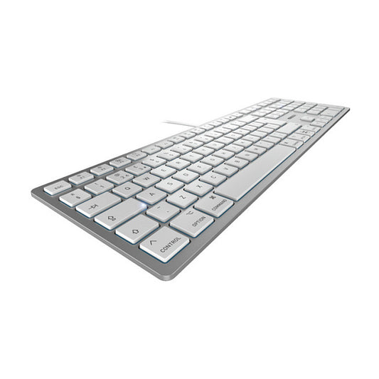 CHERRY KC 6000 C FOR MAC Corded GB-Layout silver/white