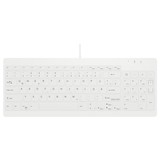 Cherry AKTIVE KEY Hygiene Compact Ultraflat Keyboard with Nu