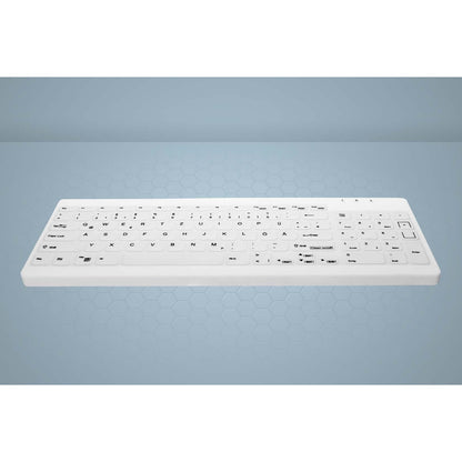 Cherry AKTIVE KEY Hygiene Compact Ultraflat Keyboard with Nu