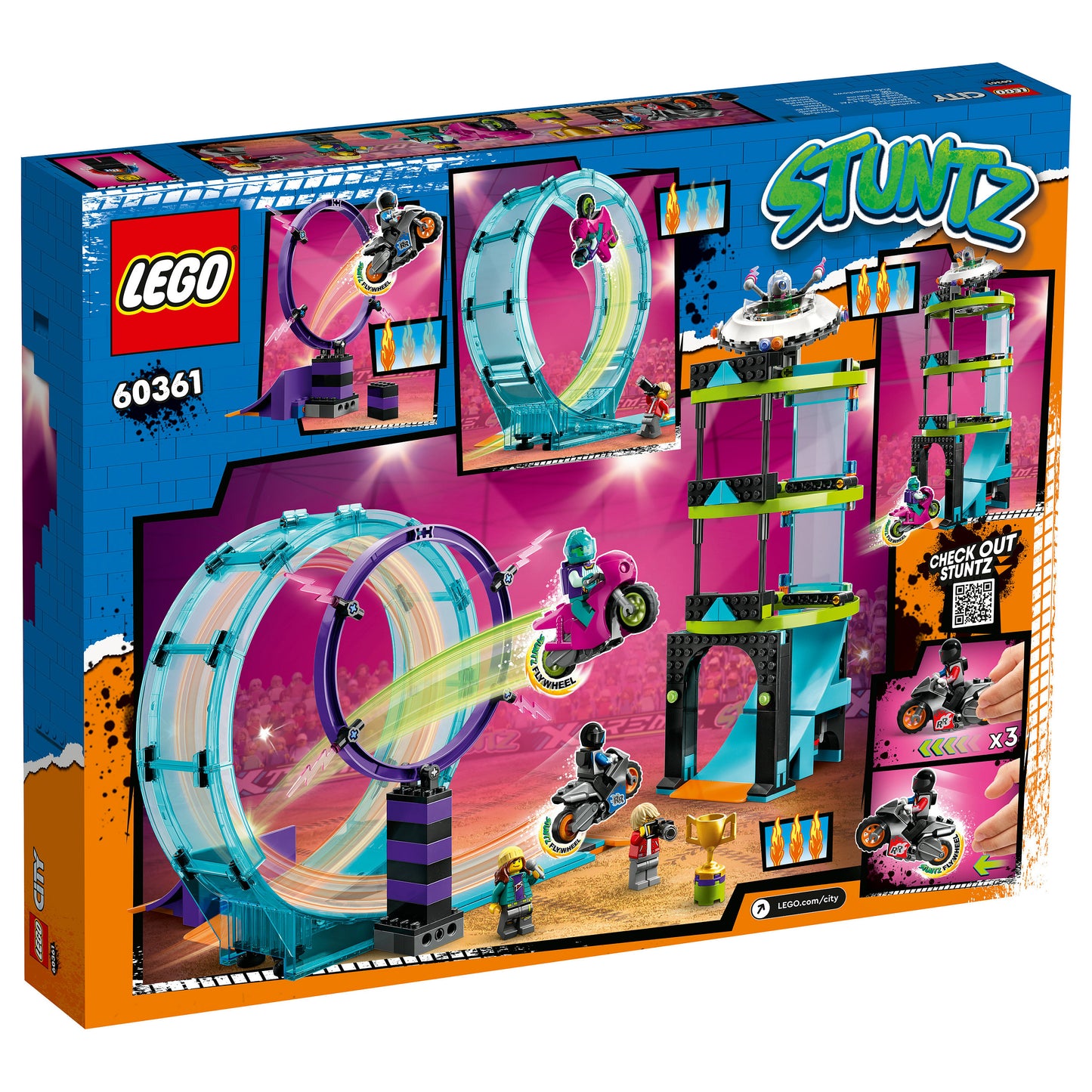 LEGO City Stuntz 60361 Ultimative Stuntfahrer-Challenge