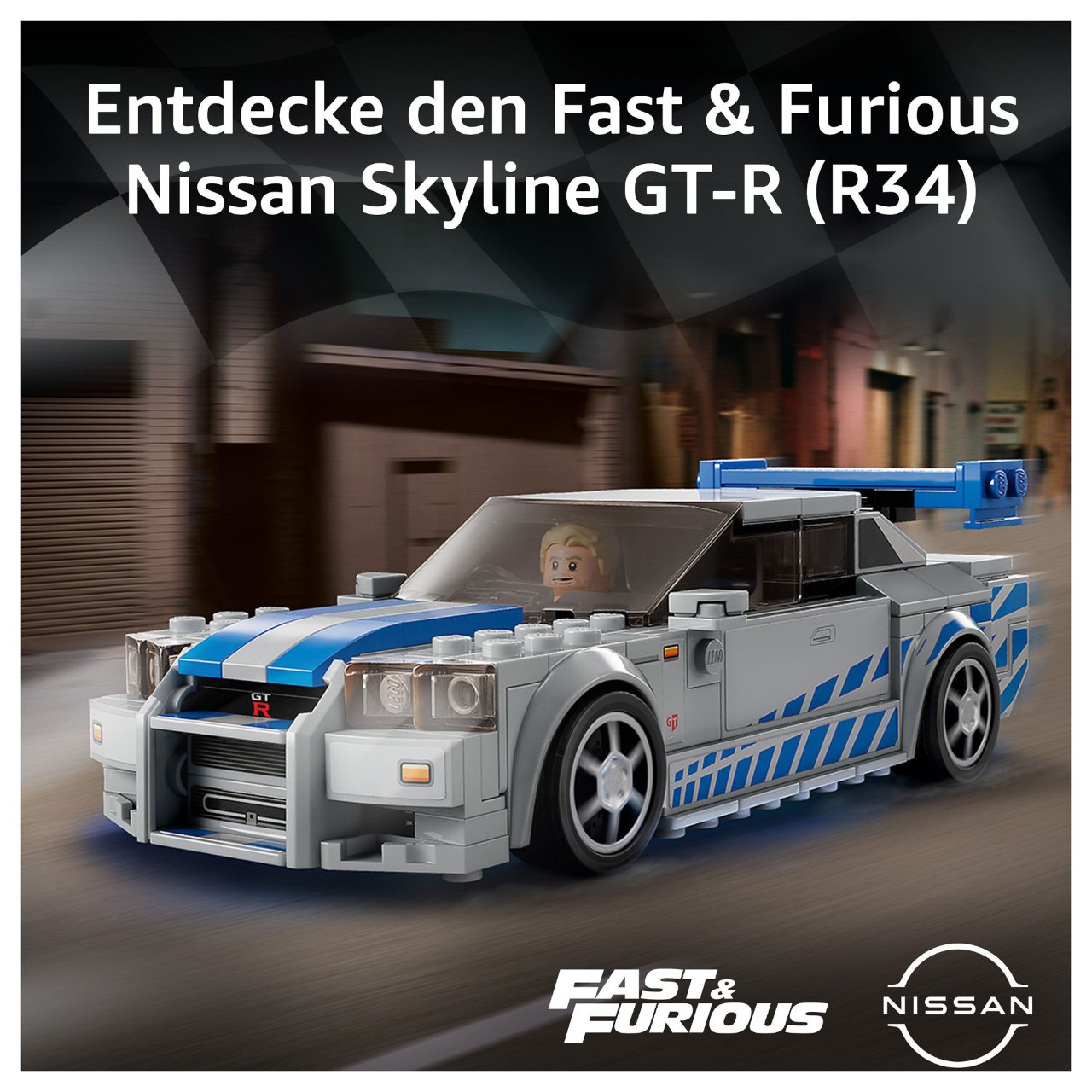 LEGO Speed Champions 2 Fast 2 Furi Nissan Skyline GT-R 76917