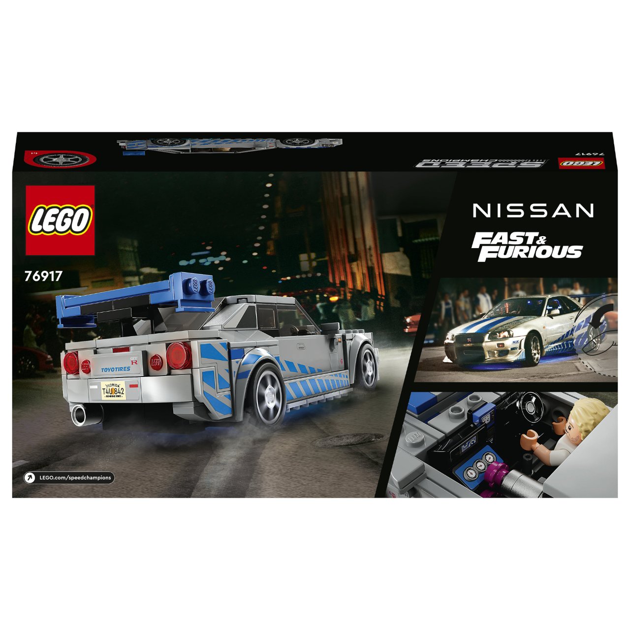 LEGO Speed Champions 2 Fast 2 Furi Nissan Skyline GT-R 76917