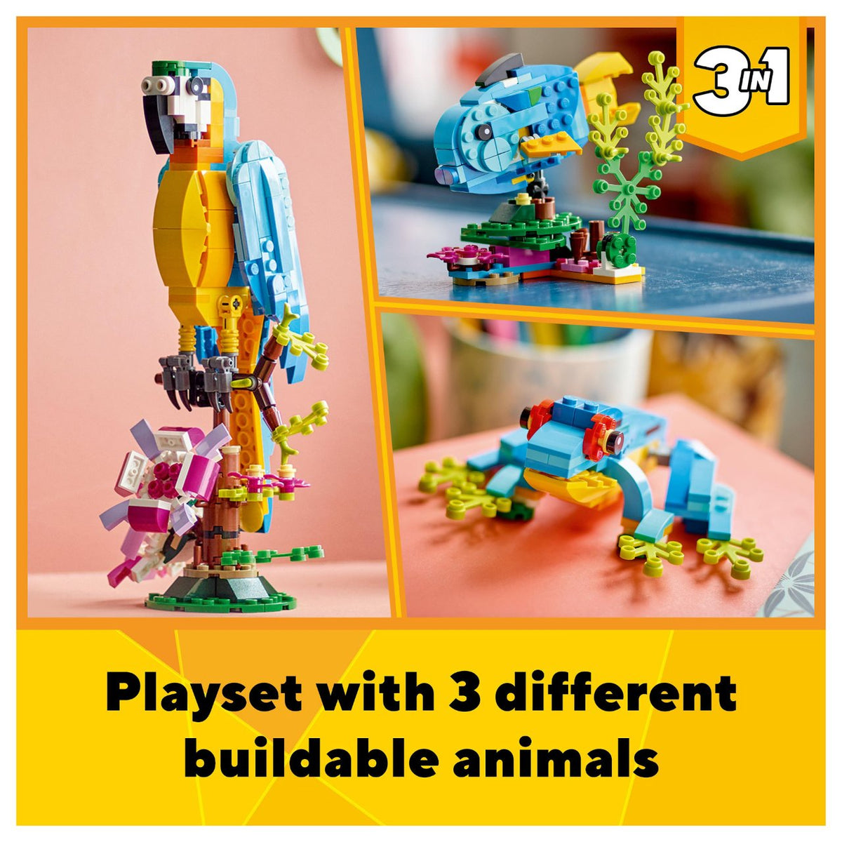 LEGO Creator 31136 Exotischer Papagei