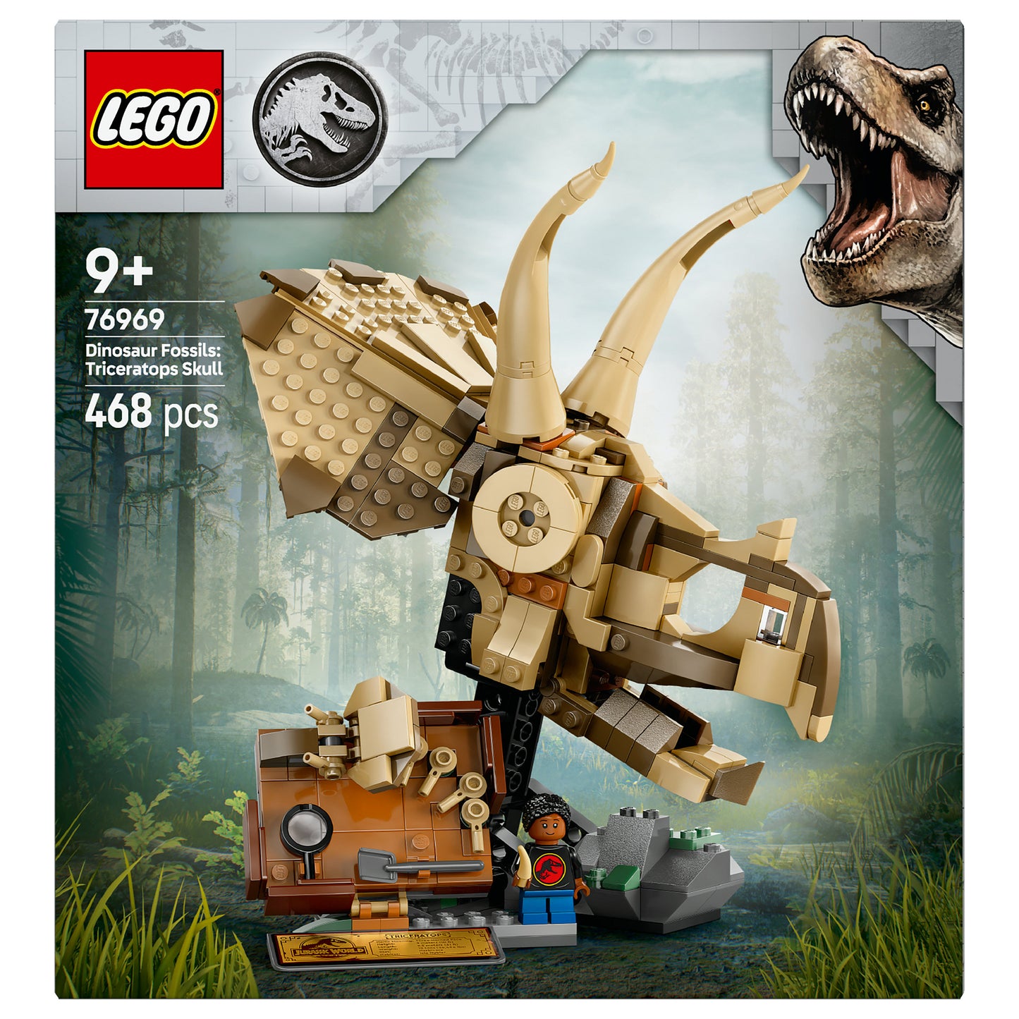 LEGO 76969 Jurassic World Dinosaurier-Fossilien: Triceratops