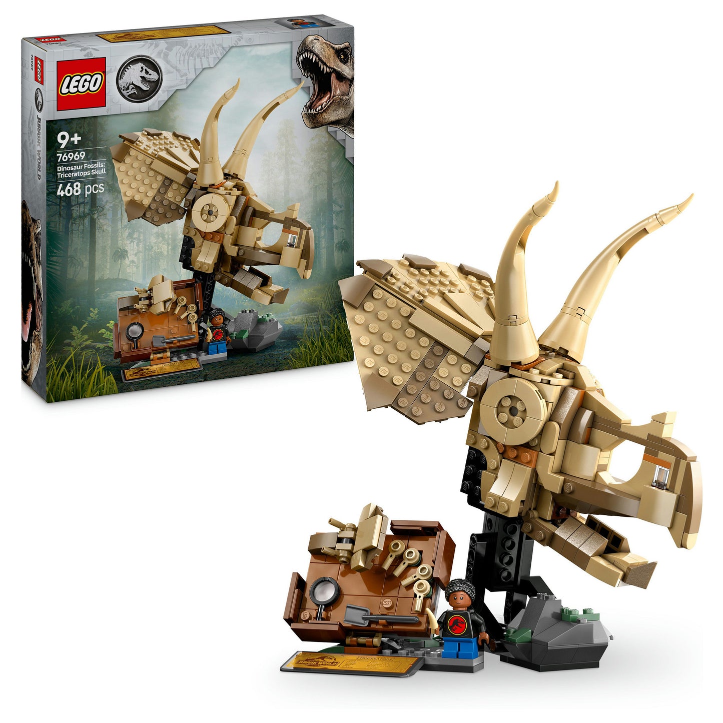 LEGO 76969 Jurassic World Dinosaurier-Fossilien: Triceratops