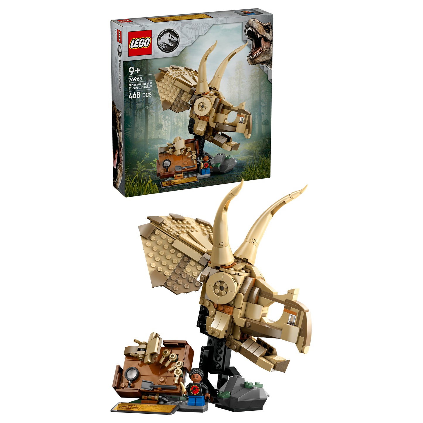 LEGO 76969 Jurassic World Dinosaurier-Fossilien: Triceratops