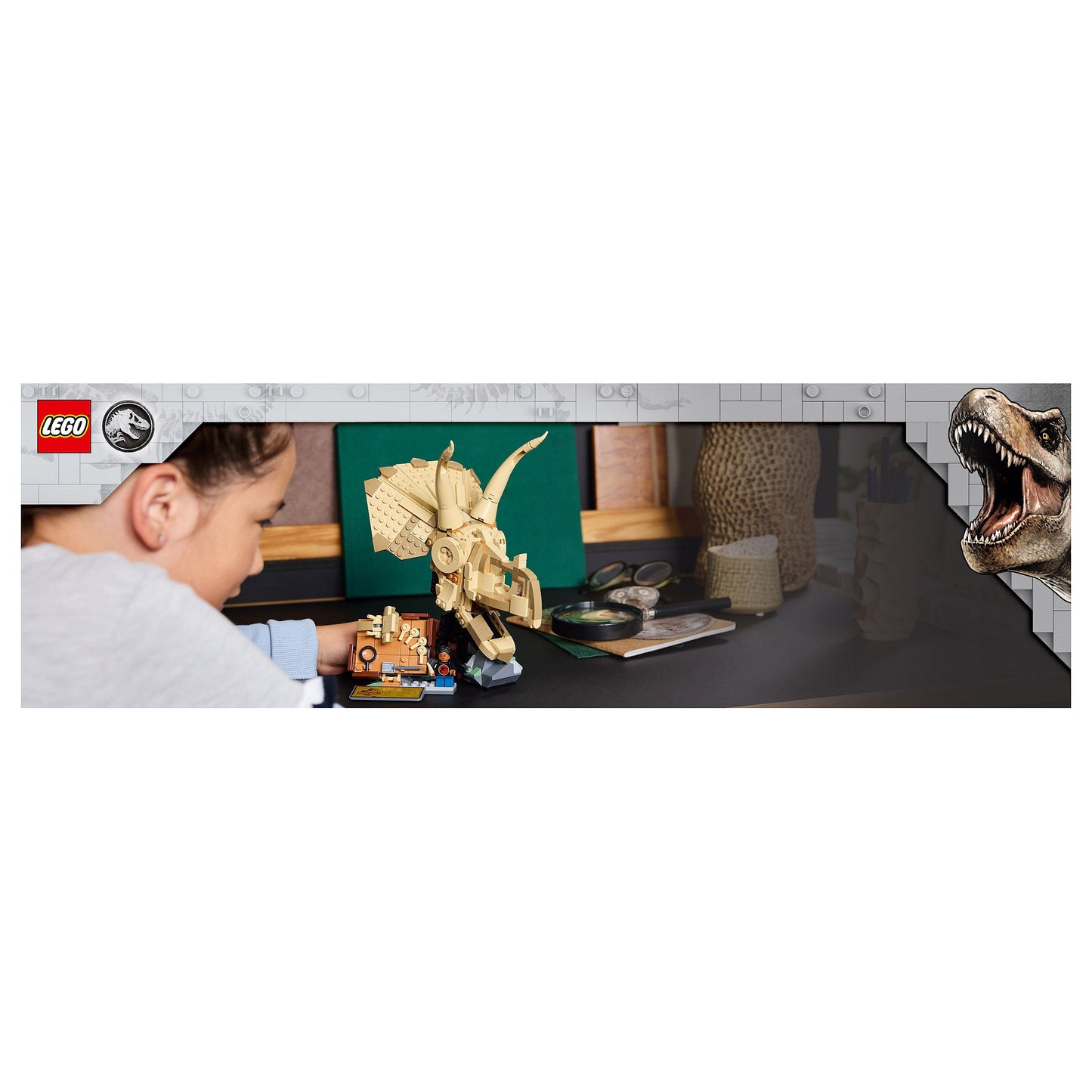 LEGO 76969 Jurassic World Dinosaurier-Fossilien: Triceratops