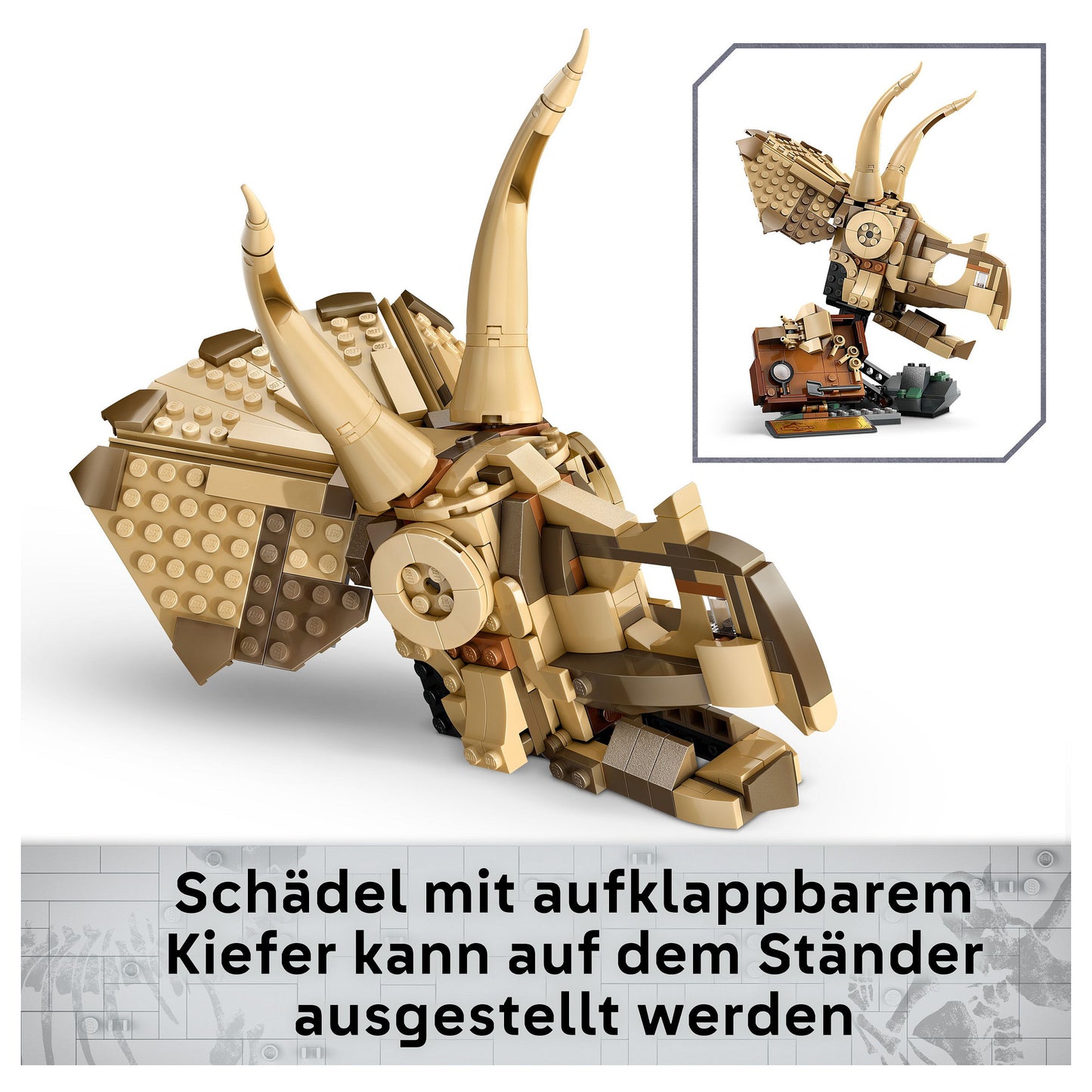LEGO 76969 Jurassic World Dinosaurier-Fossilien: Triceratops