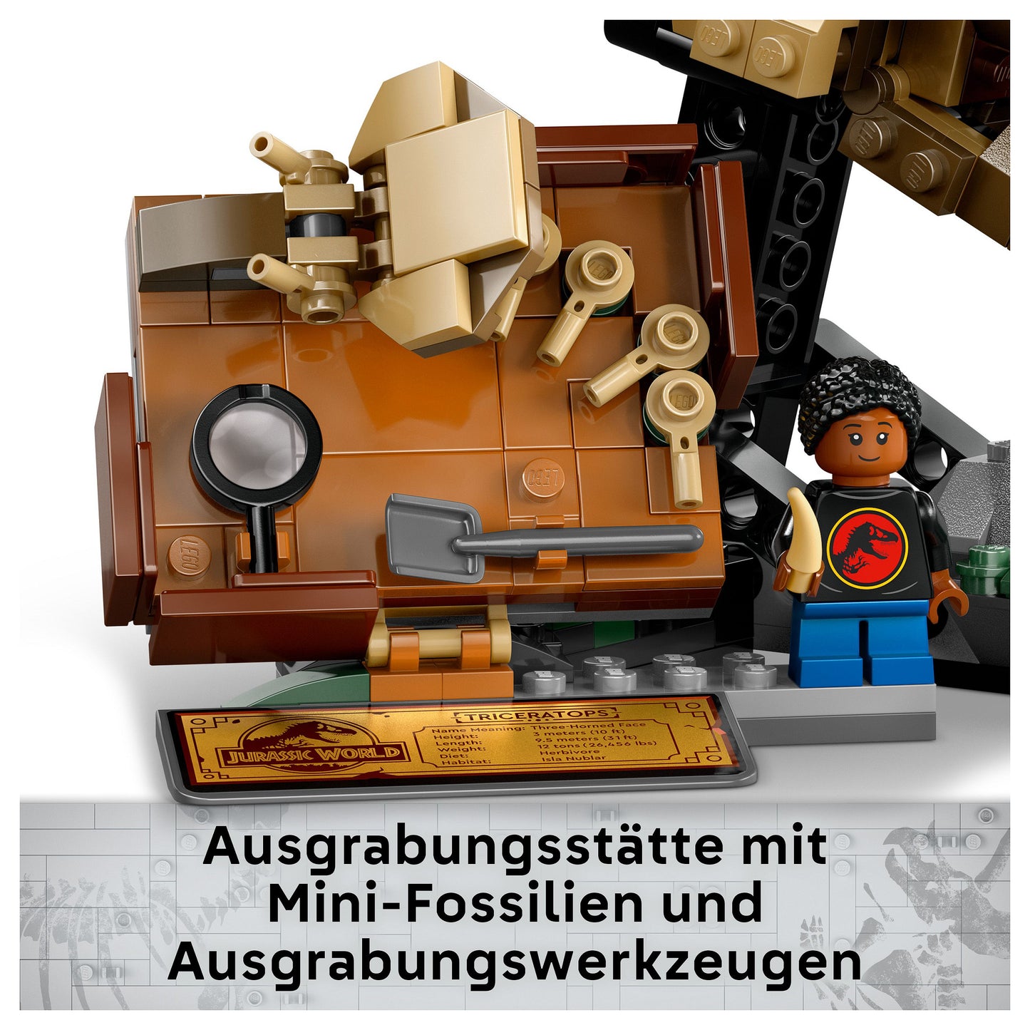 LEGO 76969 Jurassic World Dinosaurier-Fossilien: Triceratops
