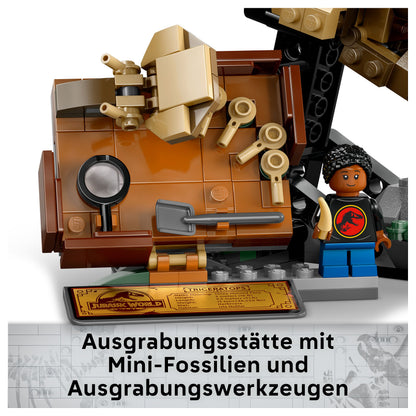LEGO 76969 Jurassic World Dinosaurier-Fossilien: Triceratops