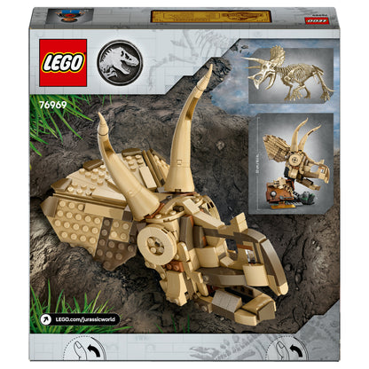 LEGO 76969 Jurassic World Dinosaurier-Fossilien: Triceratops