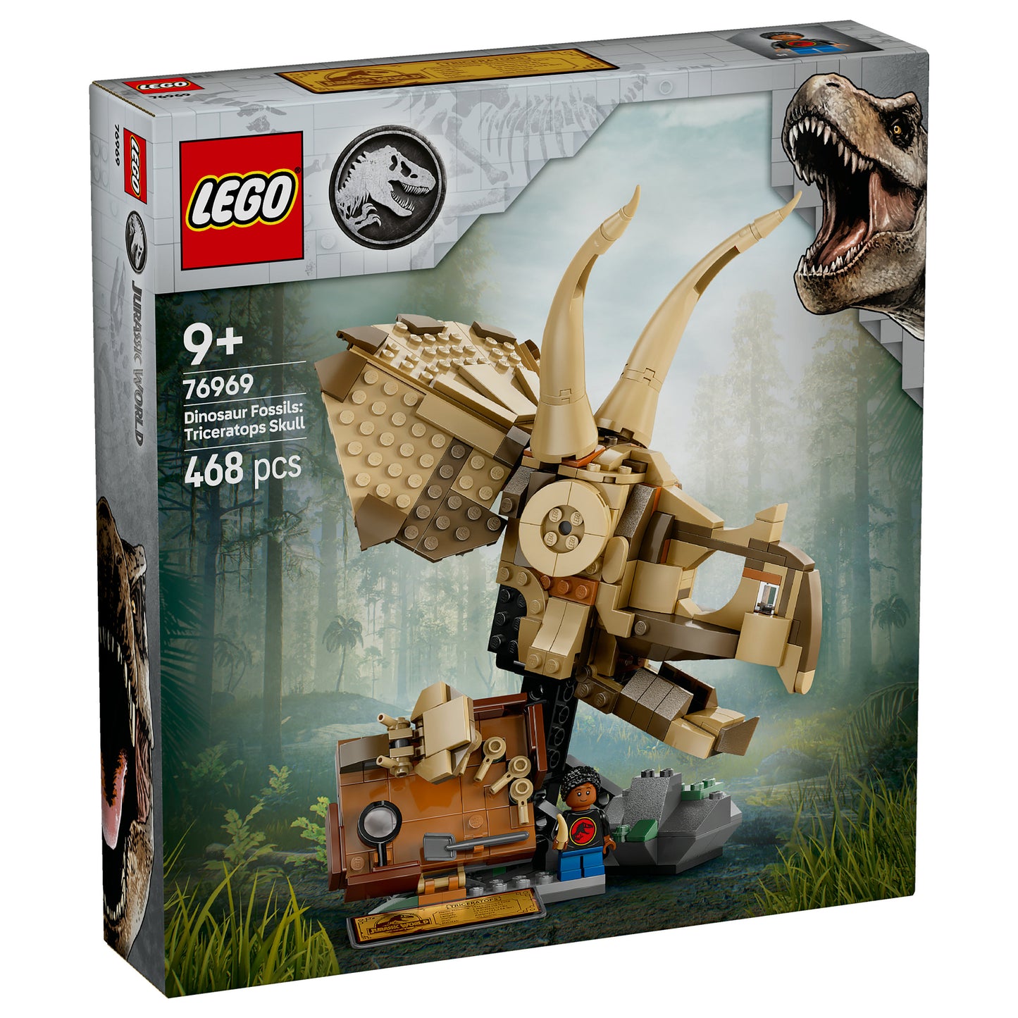 LEGO 76969 Jurassic World Dinosaurier-Fossilien: Triceratops