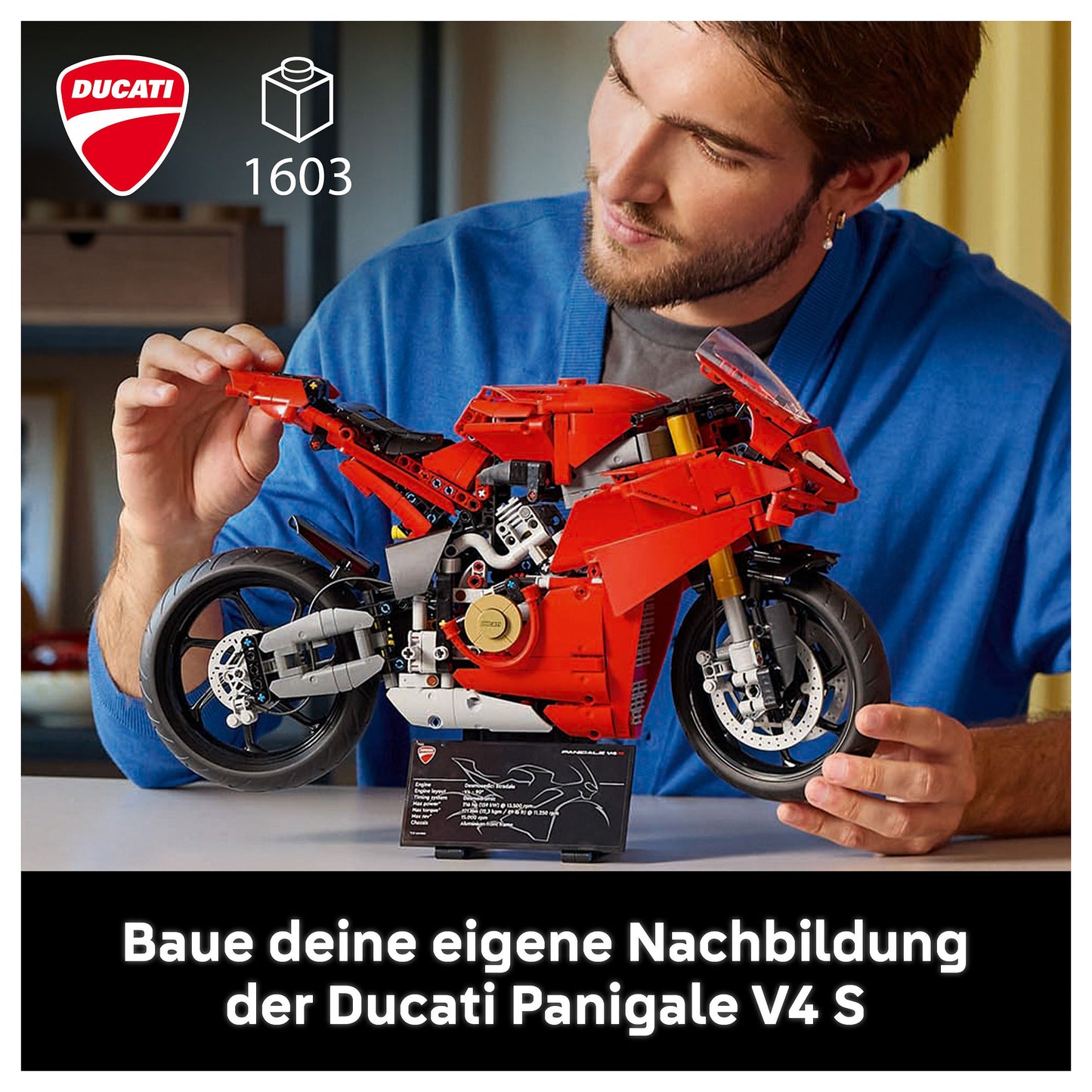 LEGO 42202 Technic Ducati Panigale V4 S Motorrad