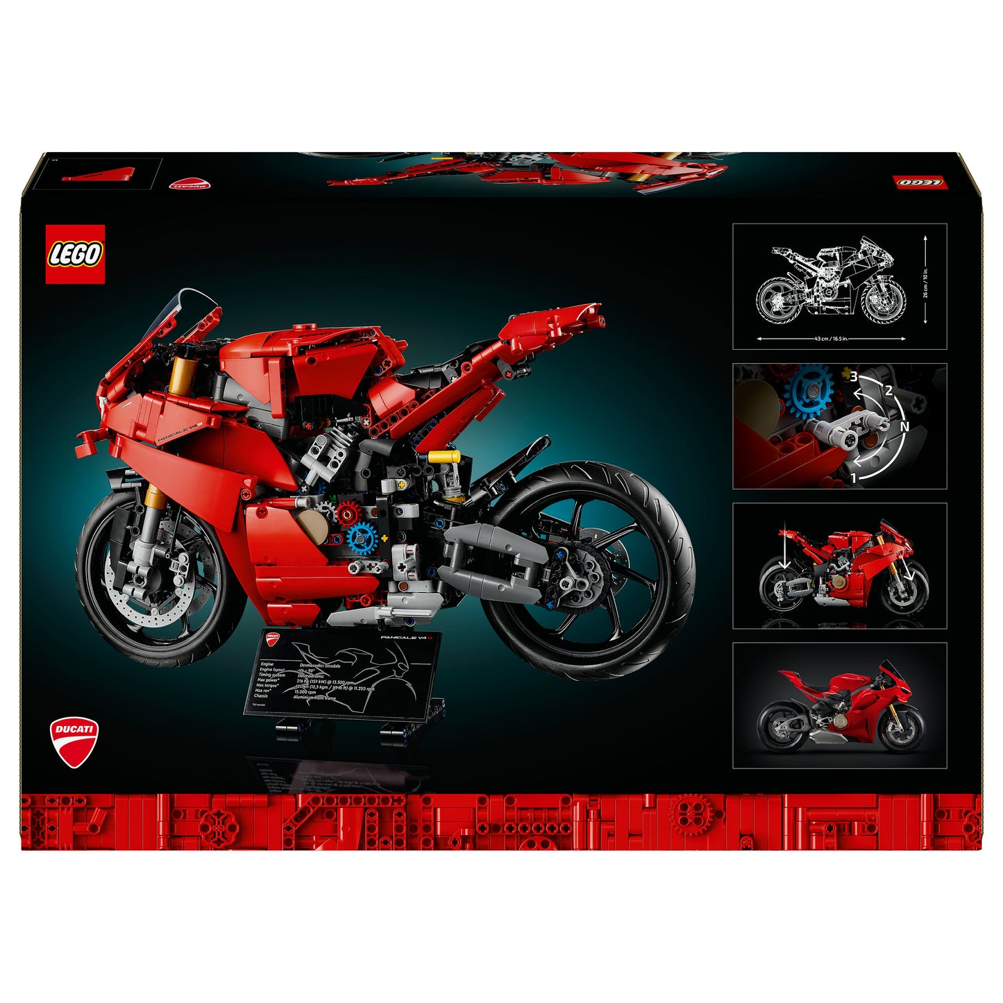 LEGO 42202 Technic Ducati Panigale V4 S Motorrad